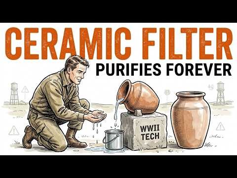 Stop Buying Water Filters - This WWII Ceramic Method Purifies Forever