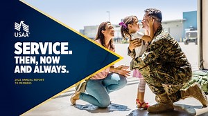 1.9K views · 40 reactions | On good days, bad days, and every day in between, we put service first for military members, their families and our communities. Our 2022 Annual Report to Members tells the stories of how we delivered on this commitment, as well as our efforts to create a better tomorrow. Read more here: https://bit.ly/3ARCUmU | USAA | Facebook