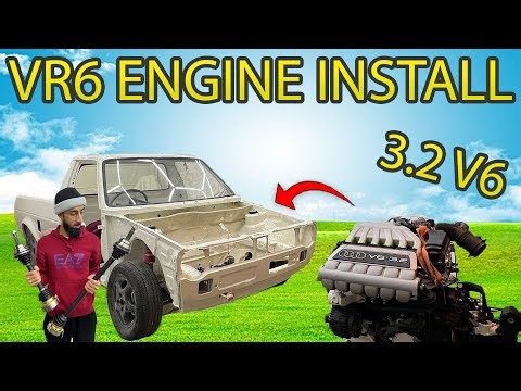 From Paint to Power | VR6 3.2 Engine Installation in My Volkswagen Caddy MK1 - Episode 18