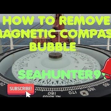 How to remove Magnetic Compass bubble #magnetic #compass #sea #ship #seahunter999
