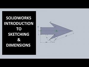 BEGINNERS GUIDE TO SKETCHING, DIMENSIONS AND RELATIONSHIPS ON SOLIDWORKS!
