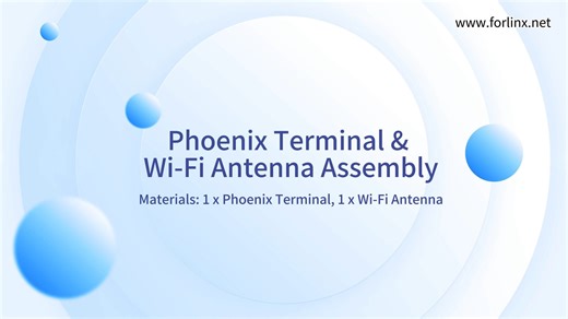Forlinx Embedded on Instagram: "Assembly 101: Quick & Easy — Phoenix Terminal + Wi-Fi Antenna Setup In this #Assembly101 EP4, just plug the male Phoenix terminal into the board’s matching connector, then attach the Wi-Fi antenna. Simple steps, solid connections. For technical support: www.forlinx.net | sales@forlinx.net Explore more available accessories below 👇 https://www.forlinx.net/product-index-8.html #EmbeddedSystem #SystemOnModule #SoM"
