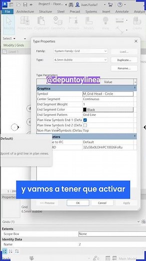 🚀 Learn how to enable axis icons in Revit | REVIT Tips