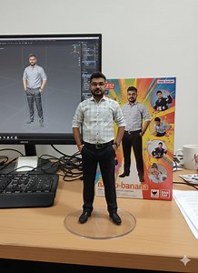 तुम्ही पण बनवा तुमचा AI Photo Edit. #marathi #ai #edit #aiphotoedit #marathireels . Script 👇👇 Using the nano-banana model, create a 1/7 scale commercialized figurine of the characters in the picture, in a realistic style, in a real environment. The figurine is placed on a computer desk. The figurine has a round transparent acrylic base, with no text on the base. The content on the computer screen is the brush modeling process of this figurine. Next to the computer screen is a BANDAl-style toy