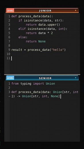 Type-Checking-Runtime-vs-Type-Hints #softwaredevelopment