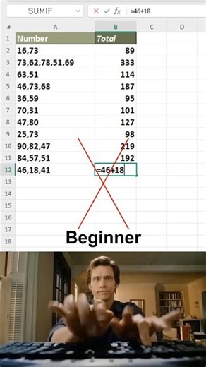 Excel Me Number Ka Total Kaise Kare | Best Excel Tricks for Fast Calculation💡 #excel #excellearning