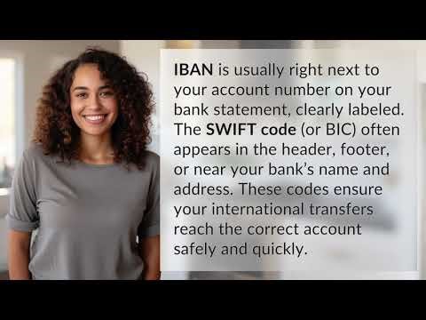 Where Exactly Can I Find My IBAN and SWIFT Code on a Bank Statement?