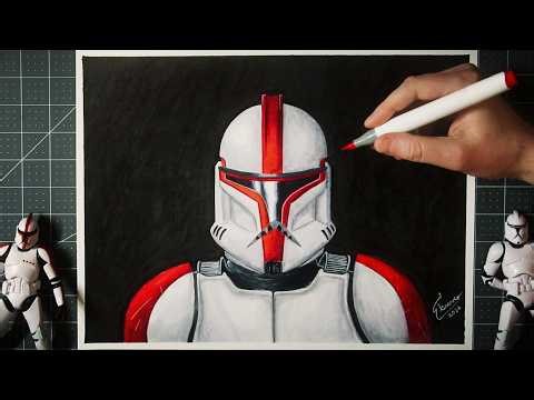 How to draw a CLONE TROOPER