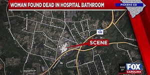 Woman found dead in Easley hospital bathroom, coroner says
