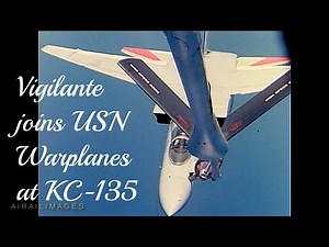 Navy jets of the 1960s refueling from KC 135 Color
