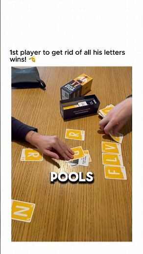 Quickstop - 1st player to get rid of all his letters wins!