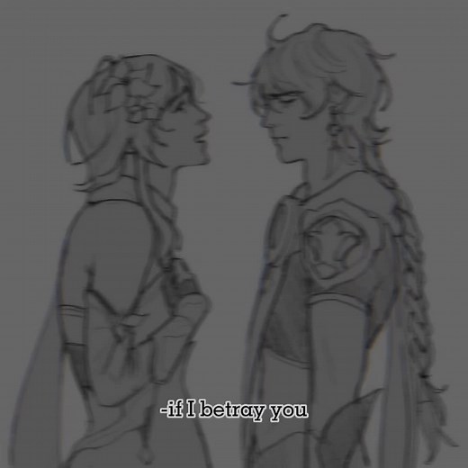 Dainsleif x Aether Fanart: Дороже ли?