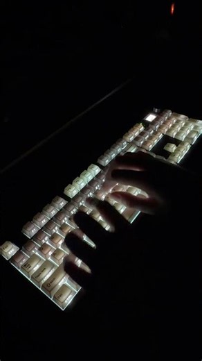 RGB on my keyboard is necessary #customized #keyboard #desksetup