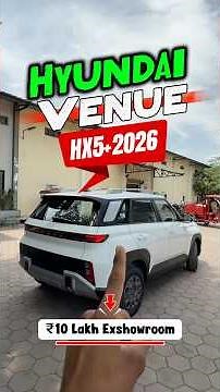 Rear Seating Comfort & Features Of New Venue HX5 Plus | Hyundai Venue Facelift 2026 | Venue HX5 Plus