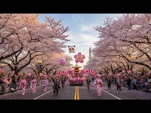 Cherry Blossom Festival Parade Washington DC 🌸 | FULL Parade Highlights & Japanese Culture | 4K