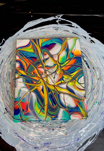 Satisfying Fluid Art Techniques for Unique Creations