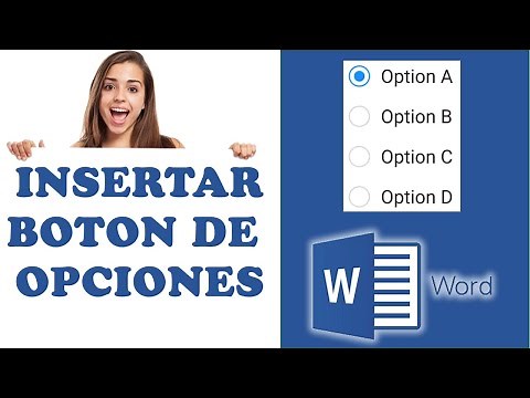 🔵 Como insertar el BOTÓN DE OPCIÓN en WORD | paso a paso ✔️