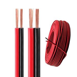 [Hot Item] Awm 2468 VW-1 80c 300V 22awgx2c Flat Ribbon Wire UL2468 2 Core PVC Speaker Cable