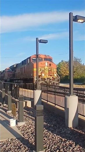 6 lead bnsf z train through La Plata Missouri