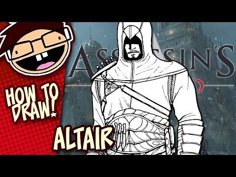 How to Draw ALTAIR (Assassin's Creed) | Narrated Easy Step-by-Step Drawing Tutorial