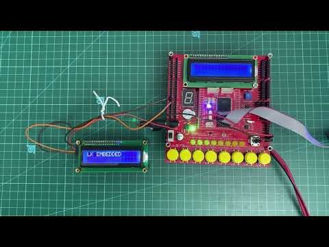 04. ATMega128 트레이닝 보드 16x2 문자형 LCD 예제 실습