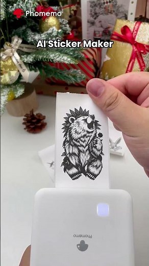 It’s not only a mini sticker printer, but also a cool AI toy😍🔍Phomemo M02 Pro mini printer