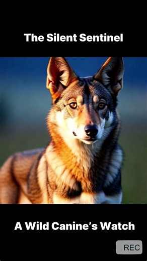 The Silent Sentinel A Wild Canine’s Watch #wildlife #animalworld #nature