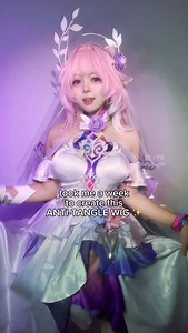 Really worth it 👌 Full Cyrene wig Tutorial on my YT 💕 #cyrenecosplay #cyrene #honkaistarrail #wig #cosplay | cindycicak