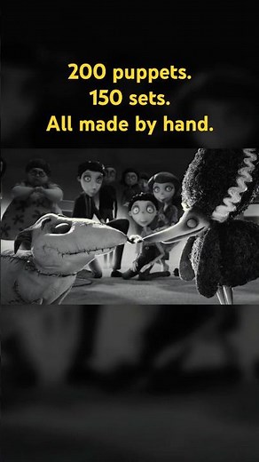 Frankenweenie Used 200 Puppets and 150 Sets?! #movie #moviefacts