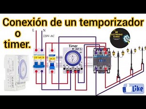 Cómo conectar faroles con un TEMPORIZADOR O TIMER.