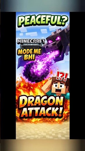 this hostile mob spawn in peaceful mode in Minecraft.