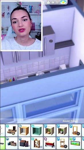 Je reproduis mon appartement dans les Sims 🙈 (57m²) | Challenge Sims 4 #shorts