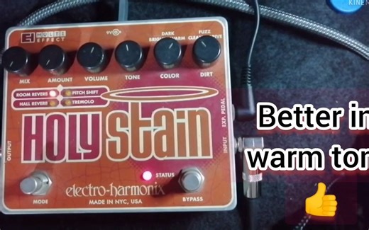 Electroharmonix Holy Stain on Bass