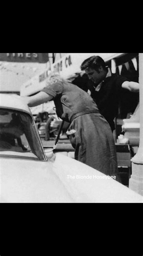 Sun Studio, 1954. Elvis Energy. When Elvis stopped by Sun Studio to show off his new car to Sam Phillips and Marion Keisker. #Elvis #ElvisPresley #ElvisFans #ElvisPresleyFans #SunStudio | Melissa Penton