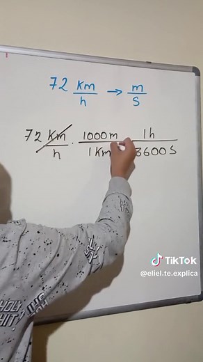 Conversión de Unidades de Velocidad: km/h a m/s