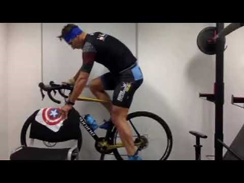 Home trainer en contraste Force vélocité et unijambiste