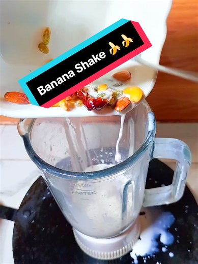 Fast & Tasty Healthy light breakfast | Banana milkshake #fyp #viral #trending #foryoupage #explorepage✨