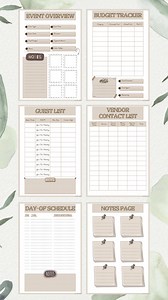 Event Planning Checklist Printable | Party Planner Bundle | Event Organizer PDF | Birthday Wedding Baby Shower Planner - Etsy UK