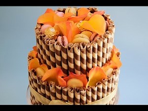Chocolate Wafer Stick Cake Tutorial Two Tier- Rosie's Dessert Spot
