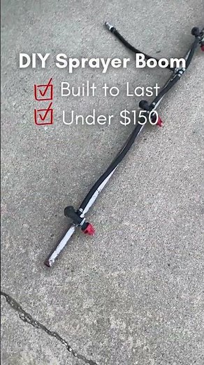 DIY Sprayer Boom #shorts #lawncare #diy #gardentools