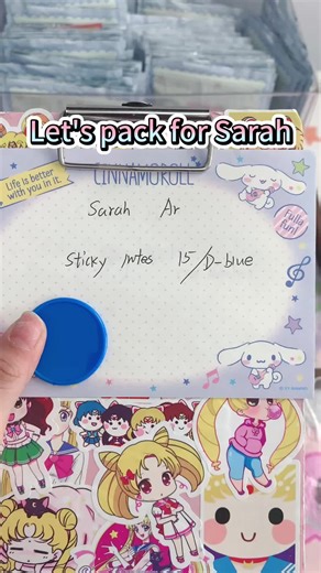 15bags sticky notes #orderpacking #fyp #stickynotes