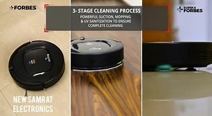 4.1K views · 41 reactions | EUREKA FORBES ROBOTIC VACUUM CLEANER MRP RS 29999 MY BEST OFFER PRICE 11999 ONLY LIMITED STOCK AVAILABLE | New Samrat Electronics | Facebook