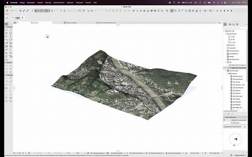 iBlender中文版插件 使用 OSM 导入绘制卫星地形地图 dae 文件导入到 Archicad Blender插件 OSM 教程