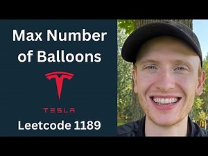 Maximum Number of Balloons - Leetcode 1189 - Hashmaps & Sets (Python)