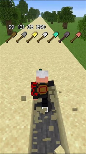 Shovel vs Sand in Minecraft ⏳