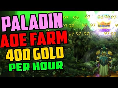 Paladin SOLO AOE Goldfarm 400+ Gold Per Hour - Black Morass AOE Farm