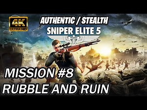 Sniper Elite 5 | Walkthrough [Authentic] GHOST Mission 8