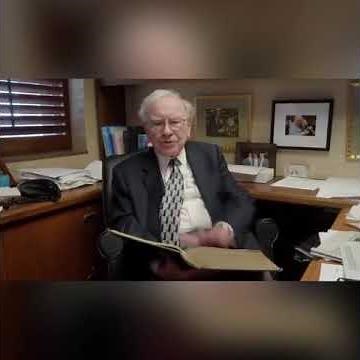 Warren Buffett Reading Scene