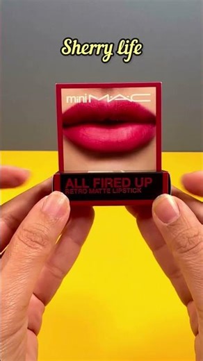 ASMR Mini MAC Lipstick Unboxing | Mehr vs All Fired Up