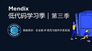 Mendix高级专题培训-企业级 UI 规范与组件开发实战（FY25 Mendix学习季第三季）